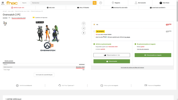 В сети появилась новая возможная дата выхода Overwatch 2